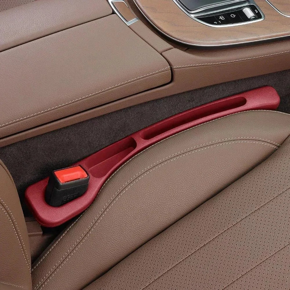 Car Seat Gap Plug With Anti-leak Strip and Storage Compartment; Car Seat Gap Preventer and Filler; Universal Car Interior Decoration Product.