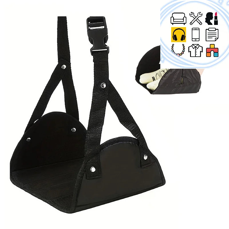 1PC Adjustable Height Foot Rest Airplane Footrest High Quality Foam Portable Travel Footrest Carry-On Foot Rest