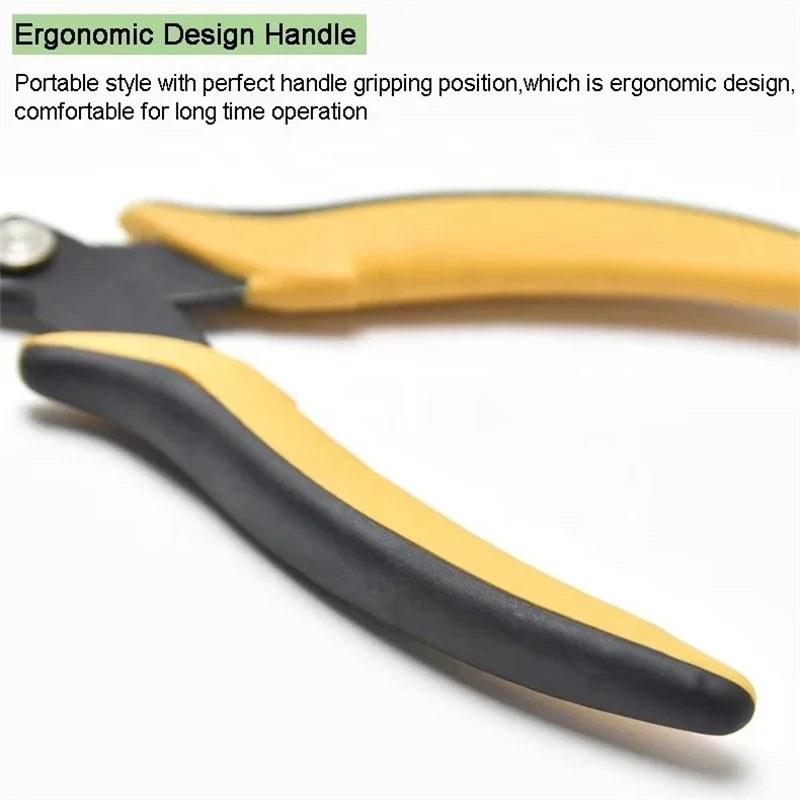 JUSTINLAU Mini Wire Cutter Diagonal Pliers Small Cutter Electronic Pliers Wires Insulating Rubber Handle Model Hand Tools DIY
