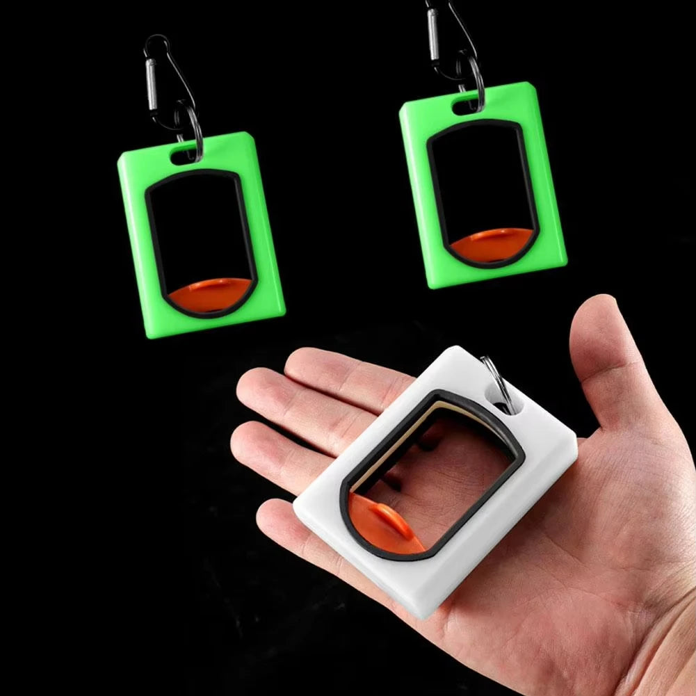 Square Cable Tie Organizer Fluorescent Cable Tie Organizer Portable Reusable Storage Cable Tie Holder Cable Tie Storage Tool