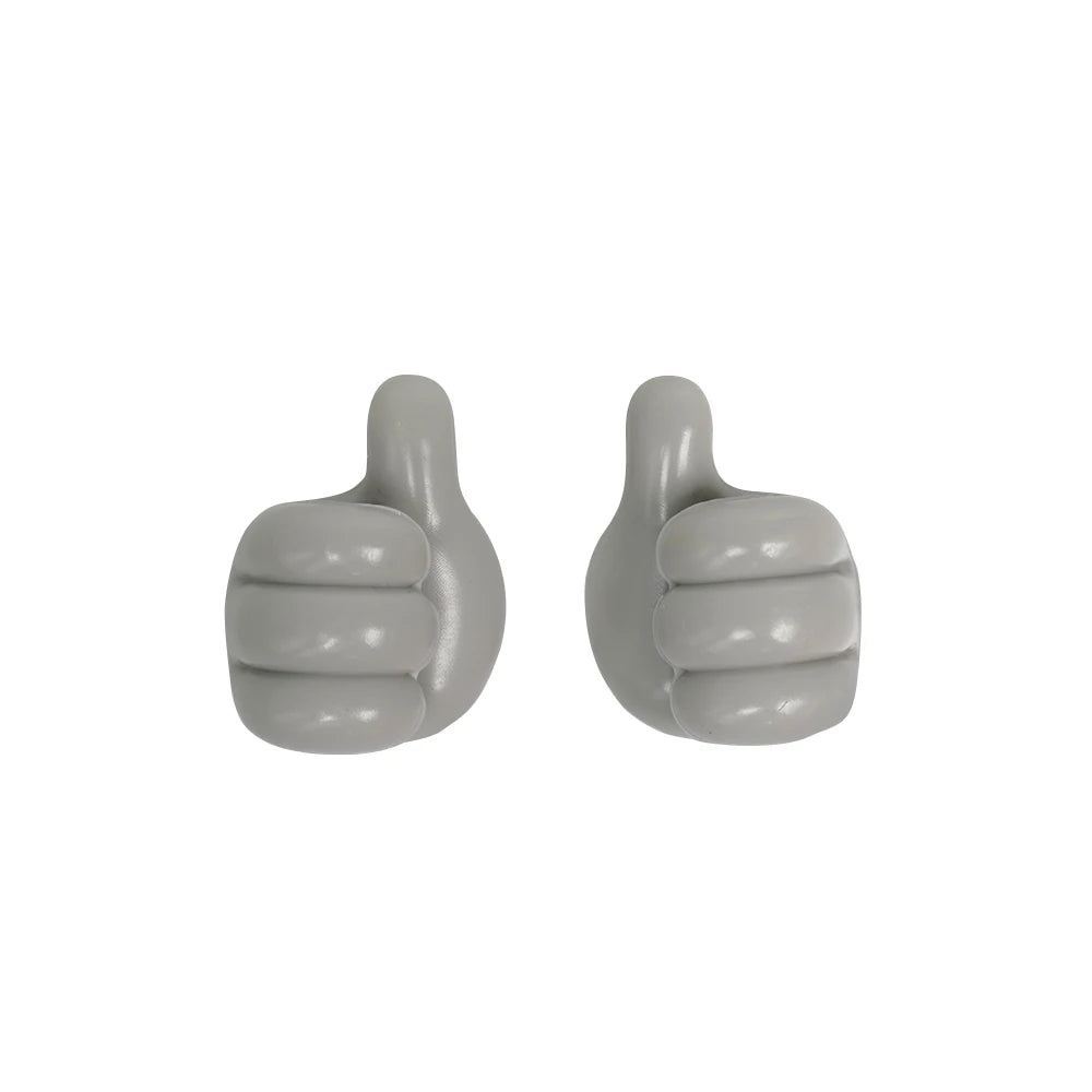Hand-shaped Rubber Holder Glasses Power Cord Charging Line Self Adhesive Mini Hook Car Storag Organizer Interior Accessories