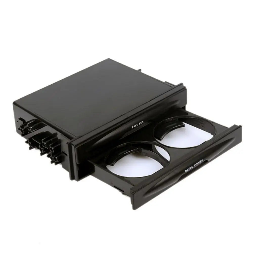 Car Drinks Mounts Holders Universal 2 In 1 Car Radio Drink Cup Holder Storage Box Interior Accessories ﻿New