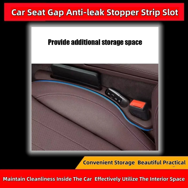 For Opel Insignia Astra Zafira Meriva Mokka Vivaro Vectra Corsa Car Seat Gap Filler Seats Crevice Box Bag Strip Auto Accessories