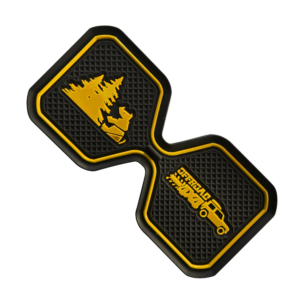 Noctilucent Car Cup Coaster Slot Pad for New Suzuki Jimny JB64/JB74 2019-2022 Anti-Slip Mat Pocket Mat Interior Cup Holder Pad