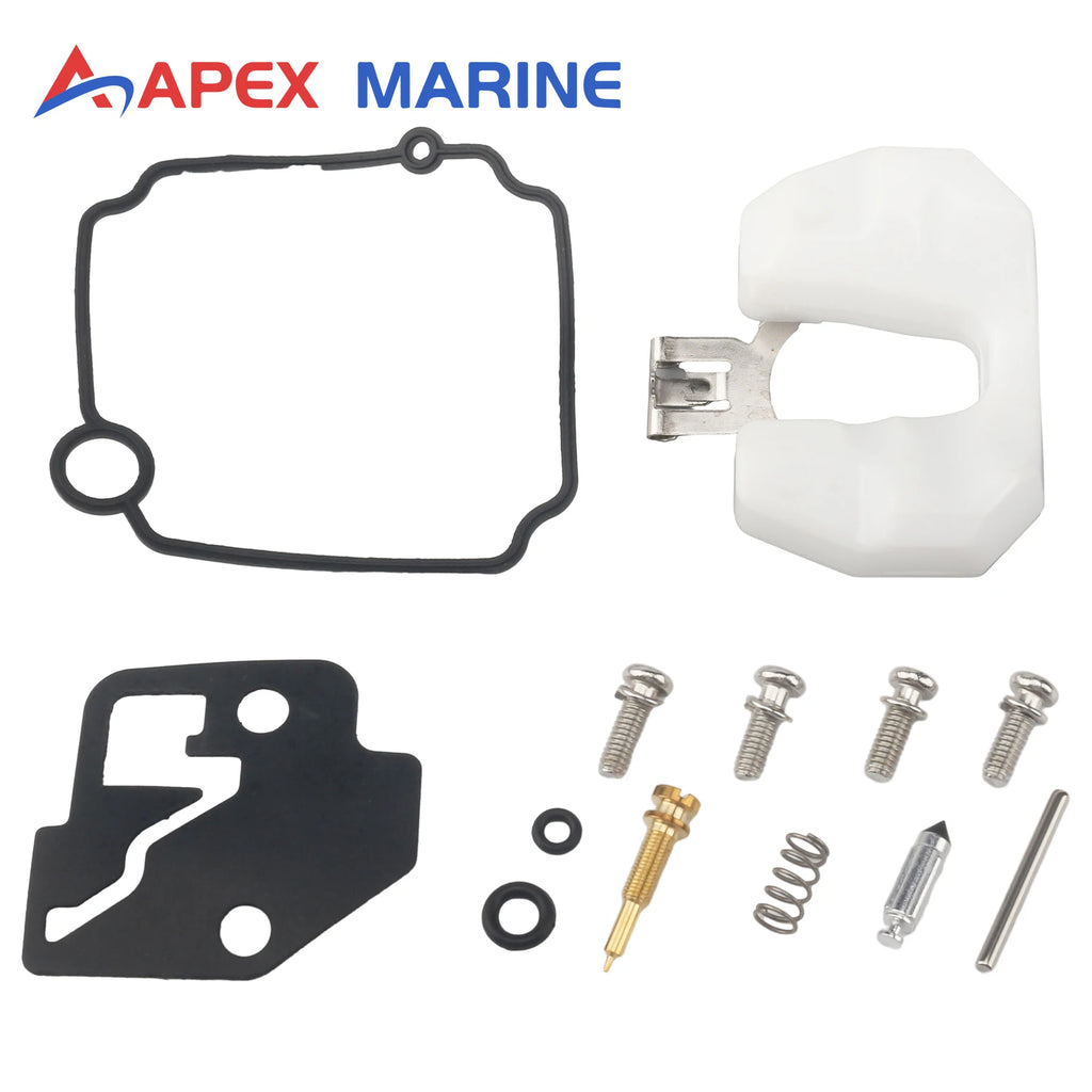 3V1-87122-0 Carburetor Repair Kit Fits for Tohatsu Nissan 4-Stroke Outboard Engine MFS NSF 8 9.8 HP Replaces 3V187122M