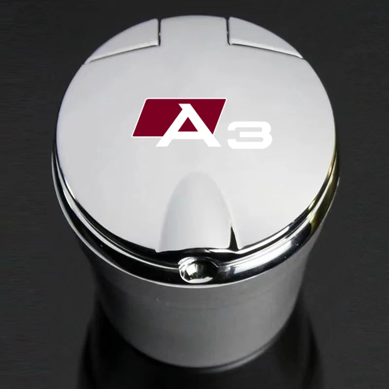 Portable car ashtray with LED light detachable car ashtray For Audi A3 1996-2003 2004-2013 2014 2015 2016 2017 2018