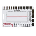 For ECG Interpretation Interpretation Measurement Tool For Educational Use Transparent Caliper Tool Clear ID Size Cards