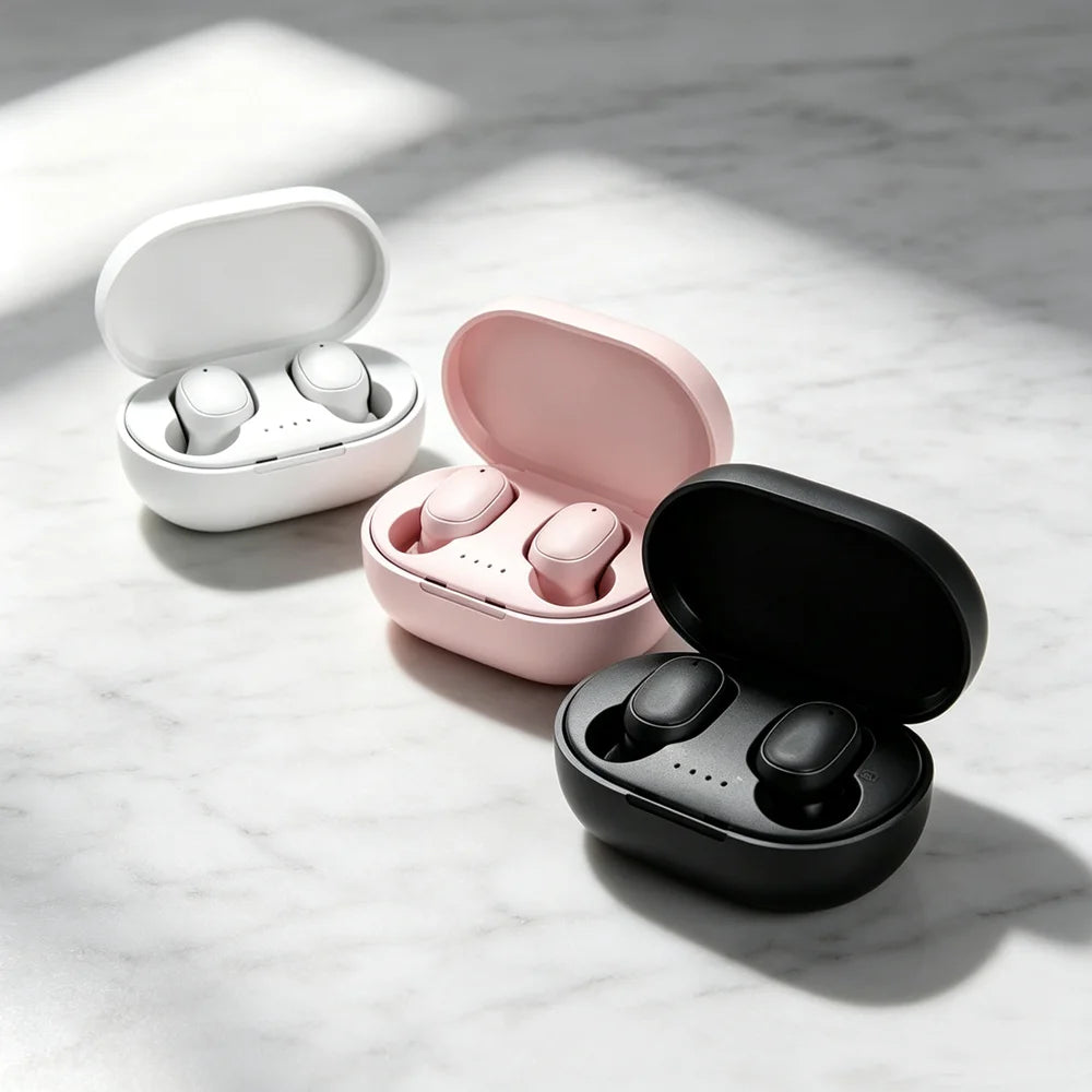 TWS Wireless Earphones Fone Bluetooth Earbuds Over-ear Bluetooth Headphones Create A Passive Seal for Enhanced Bass Response