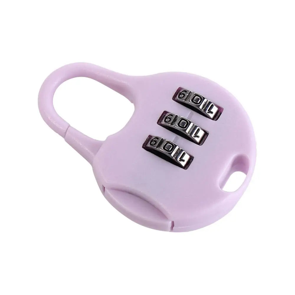 Plastic Password Combination Lock Luggage Travel Lock Backpack Padlock Padlock Password Lock Gym Drawer Lock Digit Locks