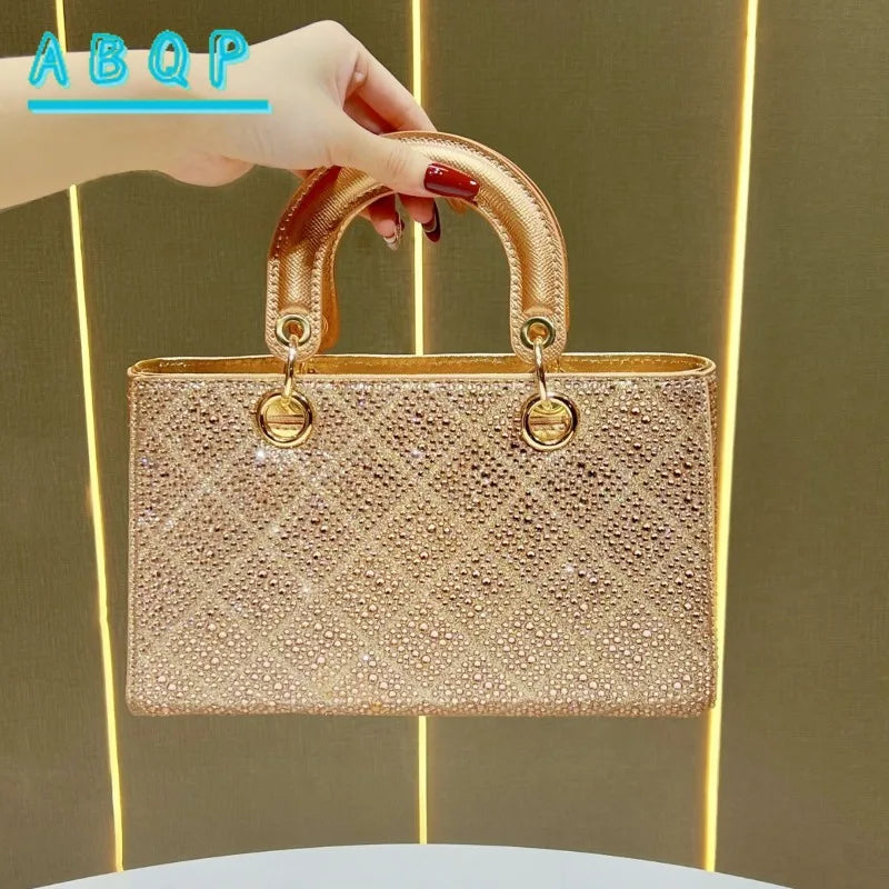 New Evening Handbag Luxurious Diamond Sparkling Dinner Party Women's Handbag Fashion Casual Women's Shoulder Crossbody Bag