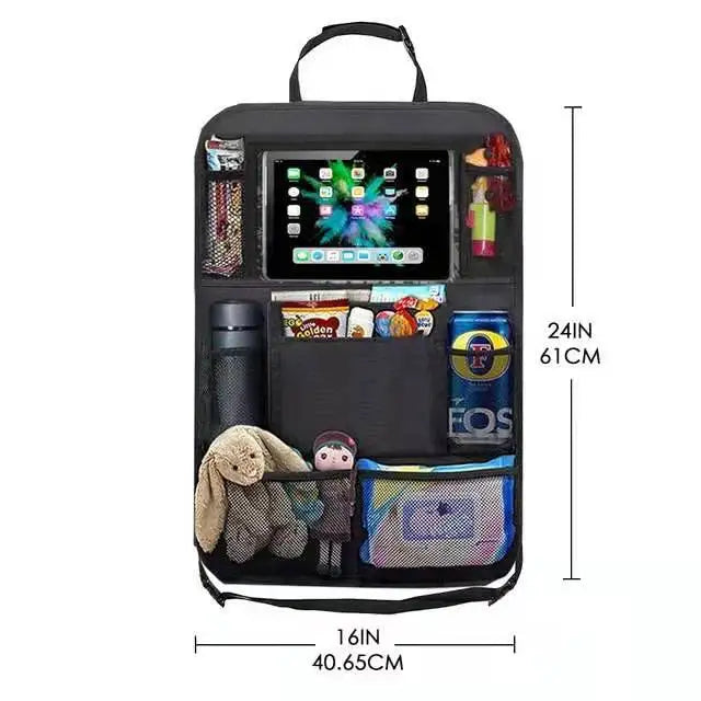Car Seat Organiser for Kids | Rear Seat Organiser, Kids Car Seat Organiser,Backseat Car Organizer 9 Multiple Pockets