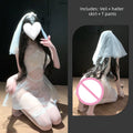 The New Style of Atmosphere, Pure Desire, Sexy Lace Nightdress, Perspective Sexy Lingerie, Free Hanging Neck Nightdress, Women