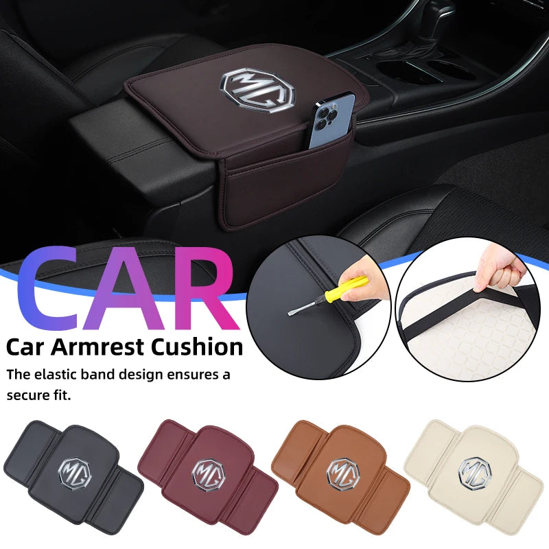 Car Armrest Box Pad Console Protector Armrest Storage Mat Accessories For Morris Garages MG 3 5 6 7 HS ZS GS Hector TF GT ZR RX5