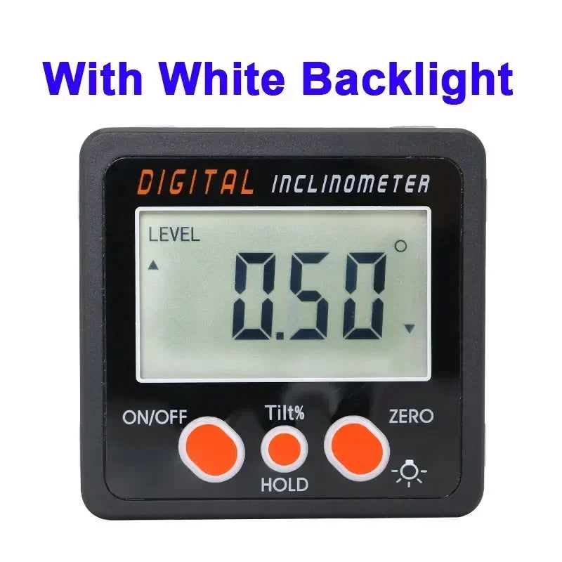 SHANHR Angle Meter Finder Protractor Level Measuring Instruments Level Box Gauge Magnetic Digital Inclinometer