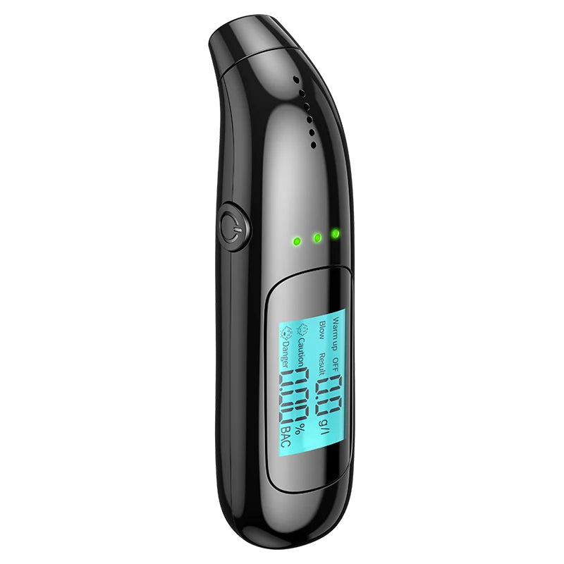 Non-Contact Alcohol Tester with LED Digital Display Alcoholmeter Alcohol Tester Accuracy Breathalyzer Diagnostic Tool
