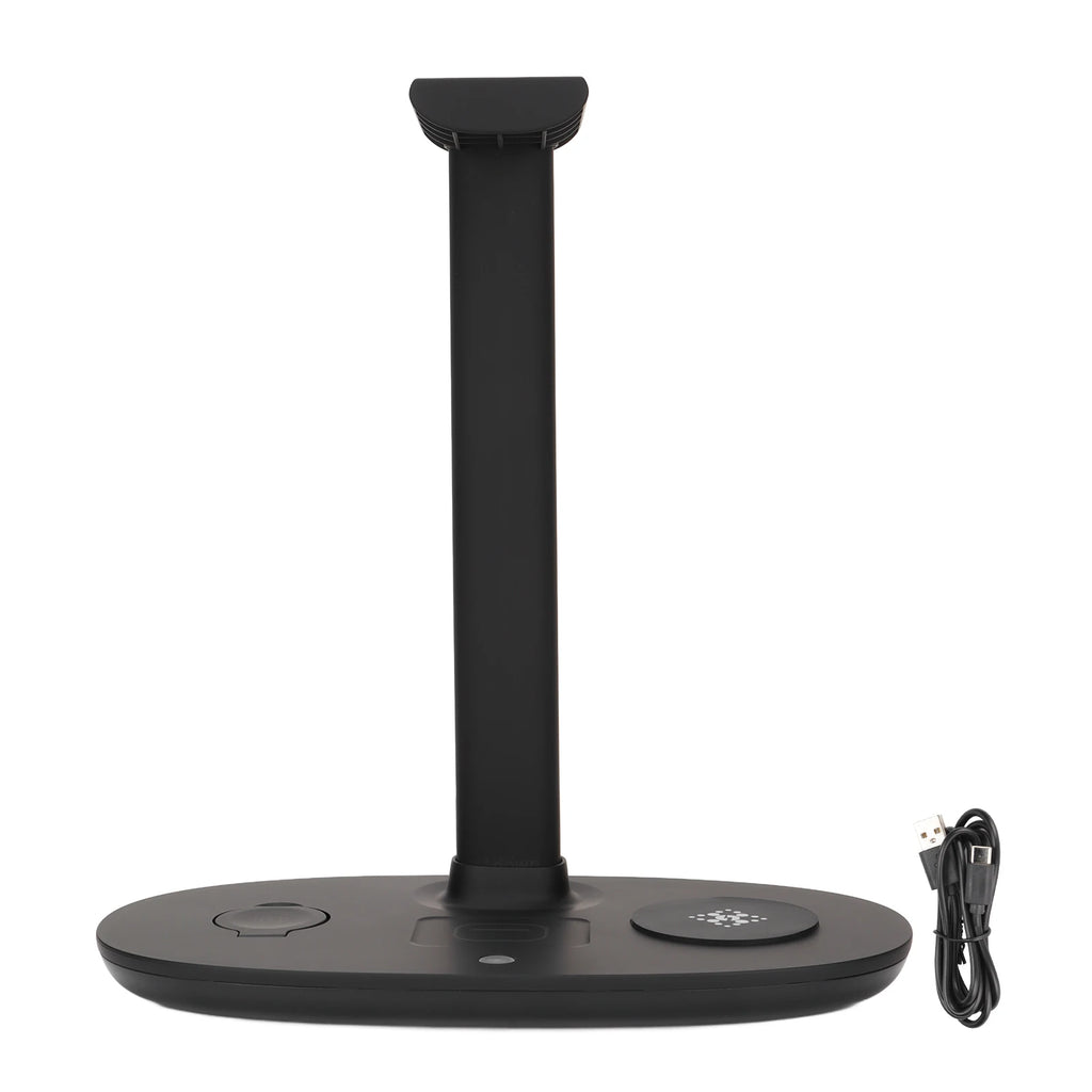 4 in 1 Wireless Charger Headphone Stand Multi Purpose Headset Stand Holder Detachable Desk Gaming Headphones Holders