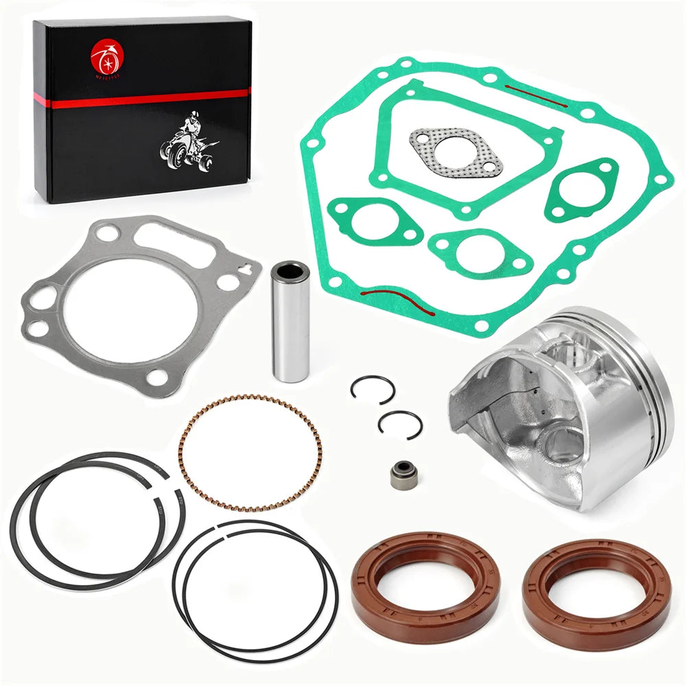 357cc ENGINE REBUILD KIT 0.25mm Oversize Piston RINGS GASKETS SEALS For YAMAHA 4Cycle GOLF CART MOTOR G21 22 23 27 28 YDRA 00-13