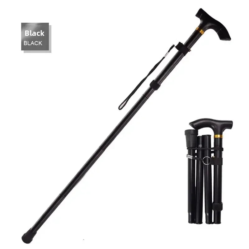Foldable Ultralight Trekking Poles Telescopic Alpenstock Walking Sticks for Outdoor Hiking Camping Nordic Walking
