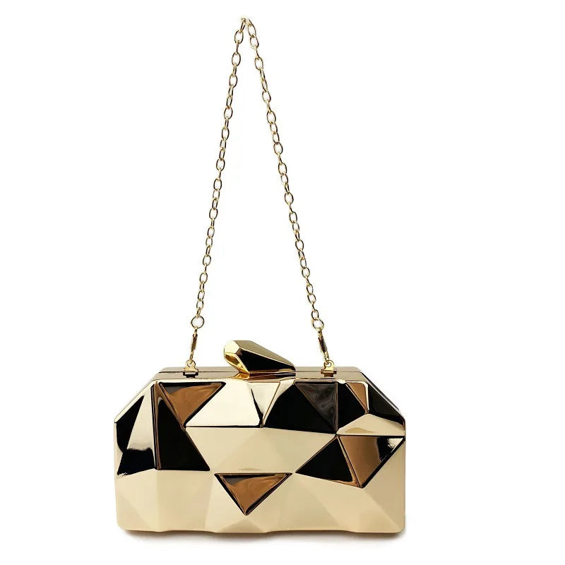 Luxury Acrylic Glossy Box Mini Clutch Bag Banquet Wedding Party Shoulder Crossbody Dinner Bag designer clutch bags high quality