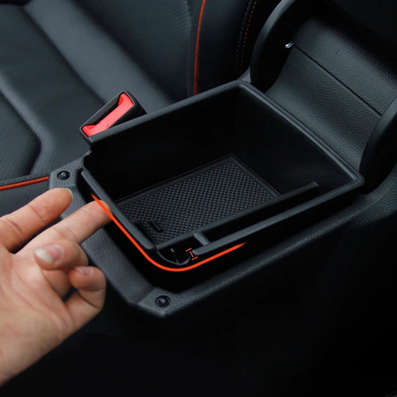 For Volkswagen VW Tiguan MK2 2016 2017 2018 2019 2020 2021 2022 2023 2024 Car Center Armrest Storage Box Glove Case Accessories
