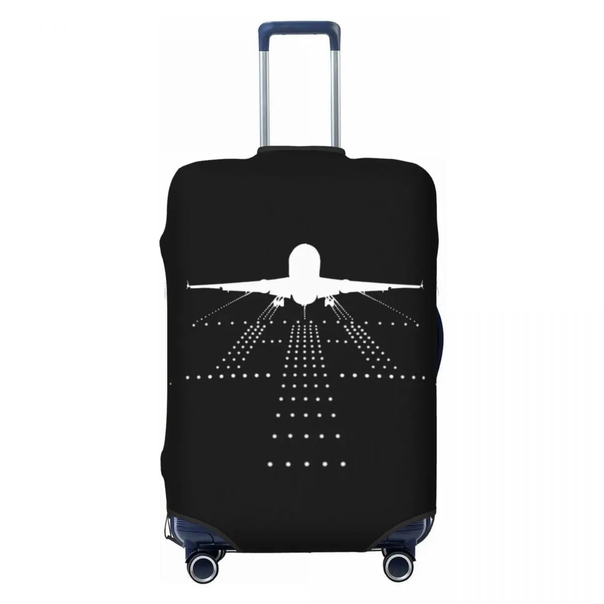 Custom Fashion Airbus Fighter Pilot Luggage Cover Protector Washable Aviation Airplane Travel Suitcase Covers