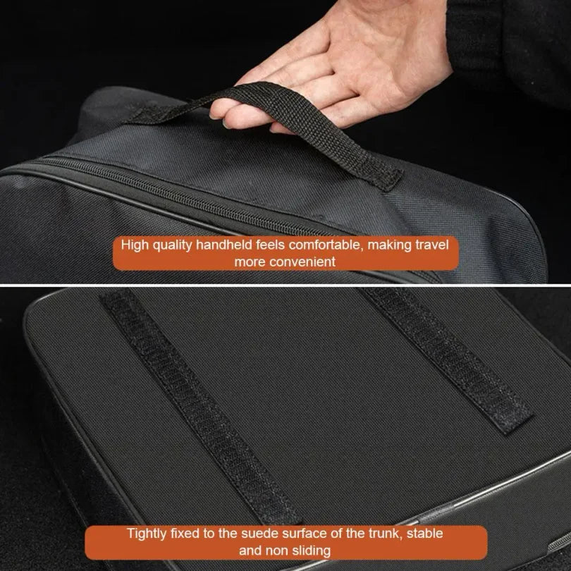 EV Cable Organizer Bag Electric Car Charger Box Charging Organizer Jumper Cable Bag Electric Vehicle Charging Cable Case