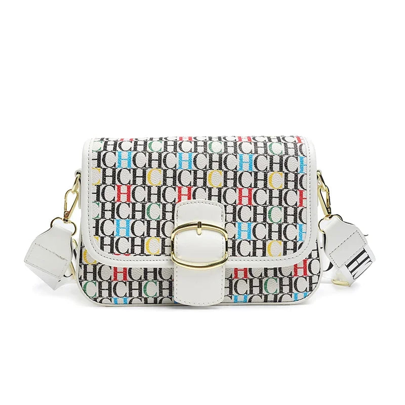 CH High Quality Design Letter Slanted Women's Bag Exquisite and Elegant Women's Packaging Decoration Versatile and Fashionable