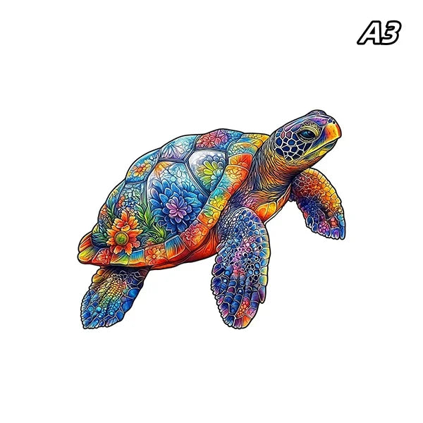 Unique Brain Training Animal Shape 3D Tiger Animal Jigsaw Puzzle Educational Wooden Toy Gift for Adults Kids Interactive Games