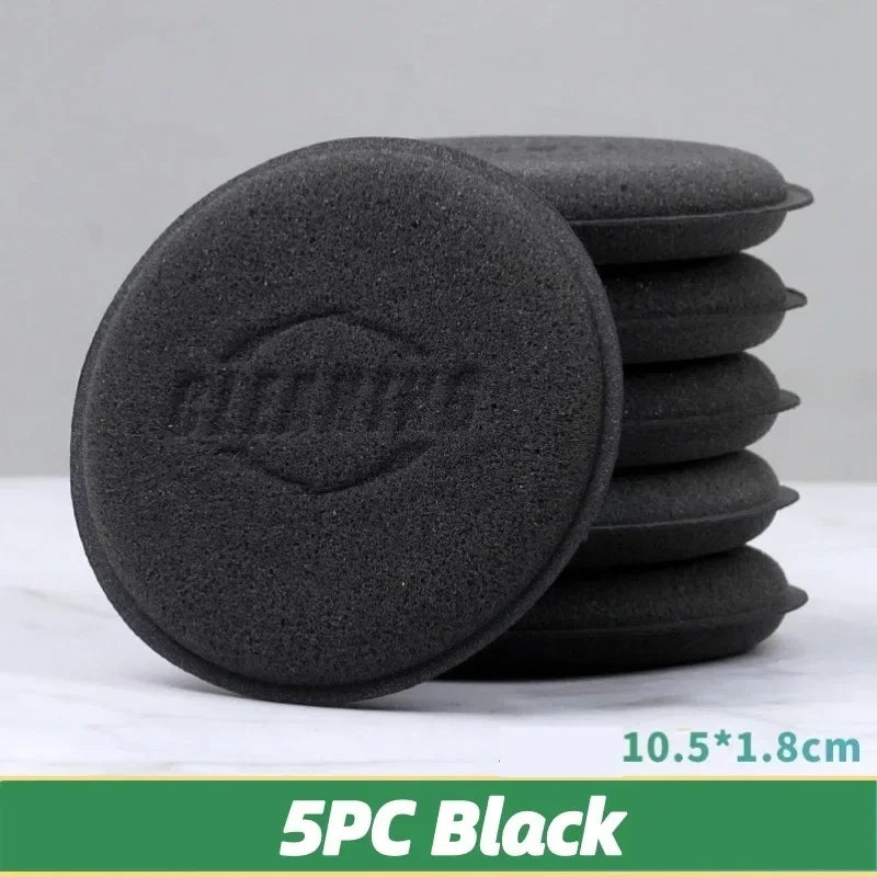 High Density Foam Applicator Pads for Car Waxing Polishing Premium Round Sponge for Auto Detailing Sealant Application
