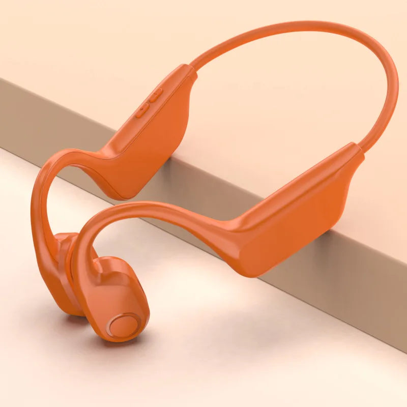 Lenovo Open-Ear Bone Conduction Bluetooth Headphones with Extra-Long Battery Life Perfect for Running, Cycling Swimming Sports