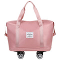 Universal Wheel Expandable Luggage Large Capacity Dry and Wet Separation Storage Travel Fitness Bag Lightweight Luggage