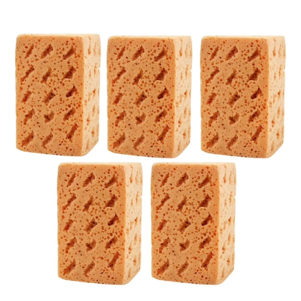Large Car Washing Sponge Porous Absorbent Coral Sponge Block No-Scratch Auto Cleaning Sponge for Car Body Window Household Clean
