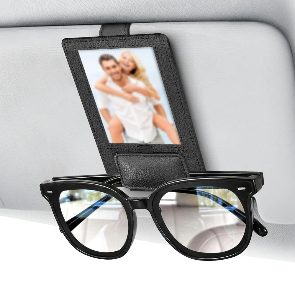 Photo Car Visor Clip Photo Car Decoration Photo for Car Couples Gift Valentine's Day Gift Wallet Photo Holder Car Glasses holder