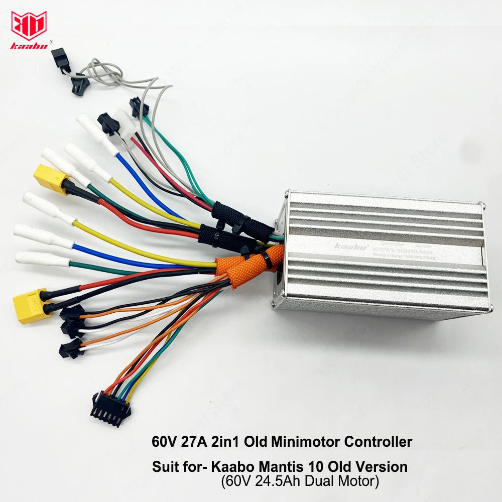 Original Kaabo Accessories Kaabo Mantis10 60V 27A 2in1 Minimotor Controller New and Old Version for Kaabo Mantis 10 60V 24.5Ah