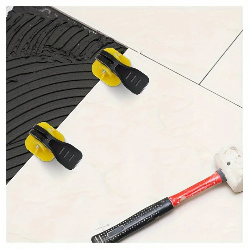 100/50Pcs Tile Leveling System Tools with T-Steel Needles Tile For Flooring Installation Professional Ceramic Tile Alignment Kit
