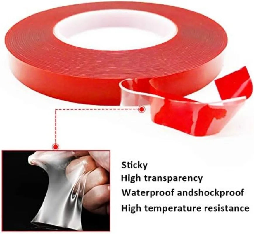5/10/15/20/25/30mm Nano Double Sided Tape Reusable Washable Self Adhesive Transparent Tapes No Traces High Viscosity Stickers