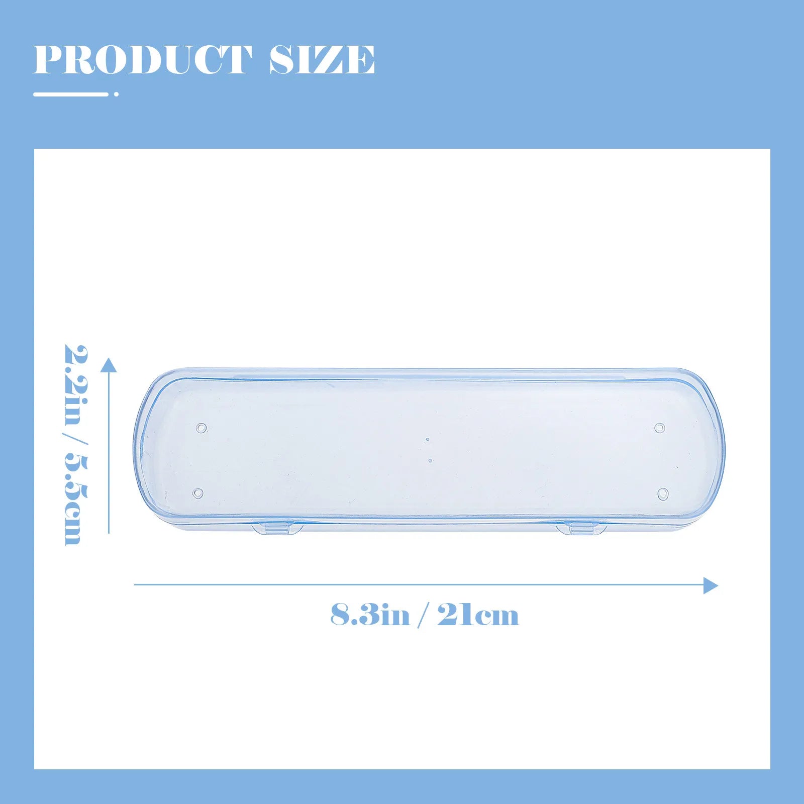 4Pcs Toothbrush Box Travel Plastic Portable Toothbrush Case Business Organizer Storage Holder for Outdoor Use Storage Box
