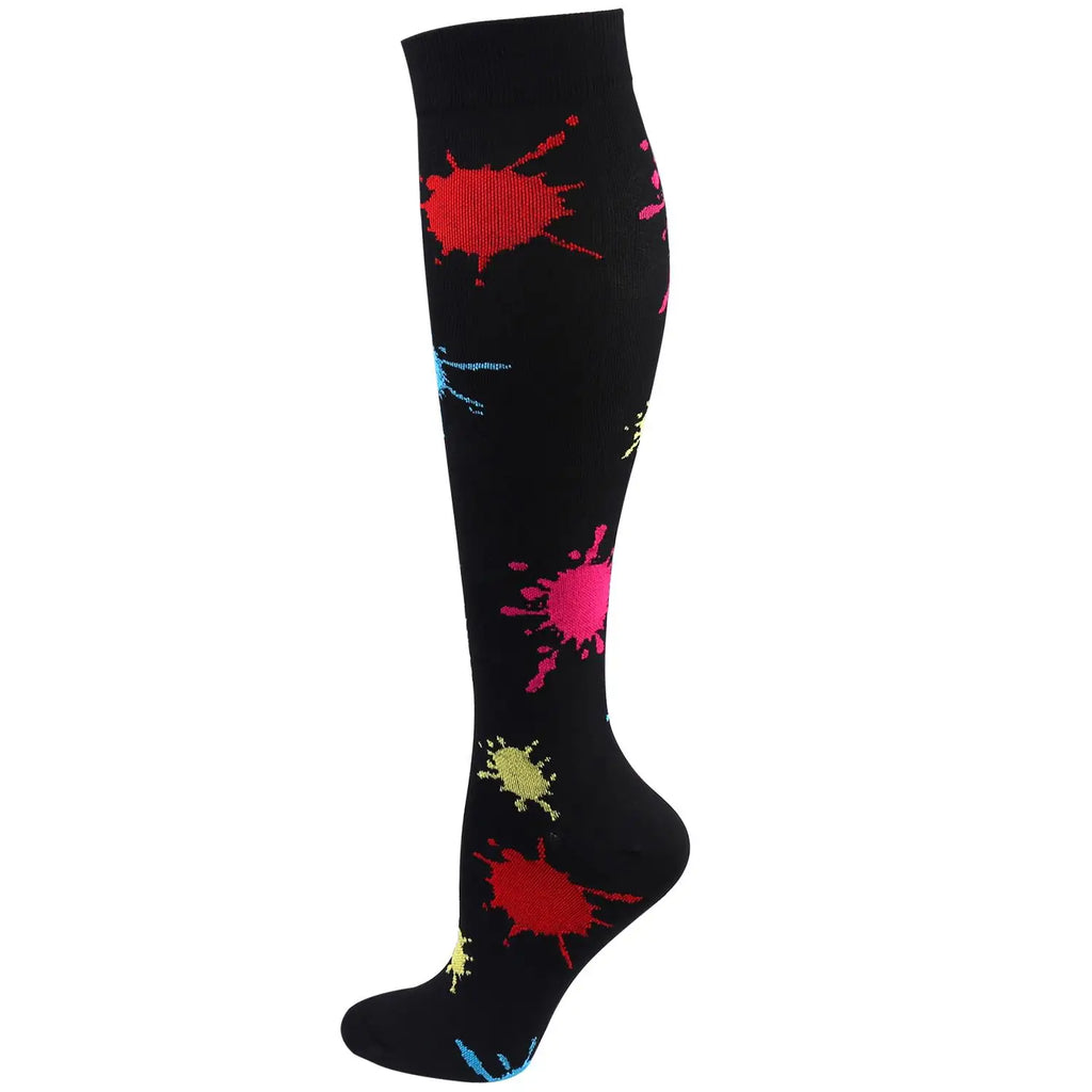 New Compression Socks Men Best Graduated Athletic 20-30 Mmhg Nursing Socks Fit For Running Flight Travel Compression Sport Socks