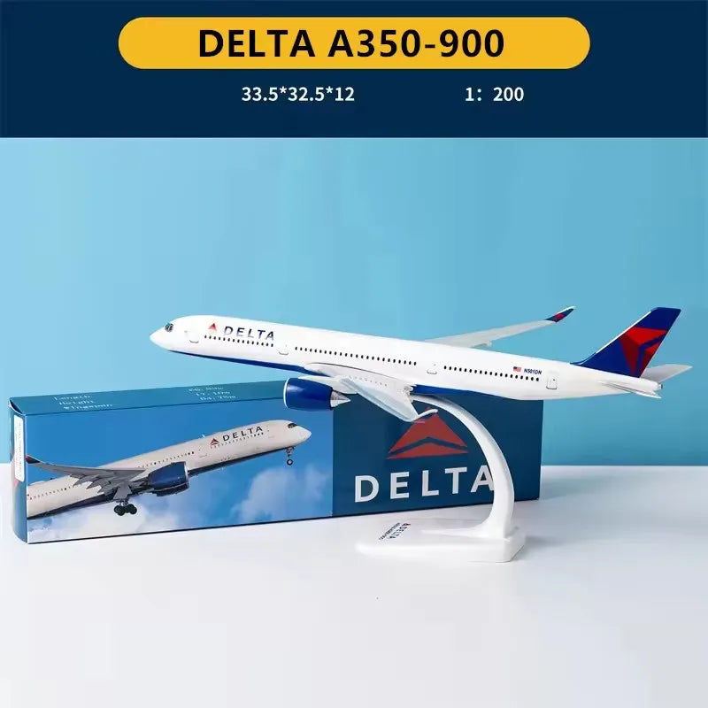 1:200 Model /Lufthansa /DELTA/ETHIOPIAN/QATAR/IBERIA/Emirates /RYANAIR Air Airline Aircraft Assembly Plane Airplanes Display