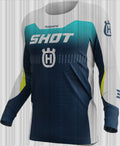 Summer New Off-road Cycling Jersey Men Off-road Sports Breathable Quick Drying Long Sleeved T-shirt Rapid Descent Training Suit
