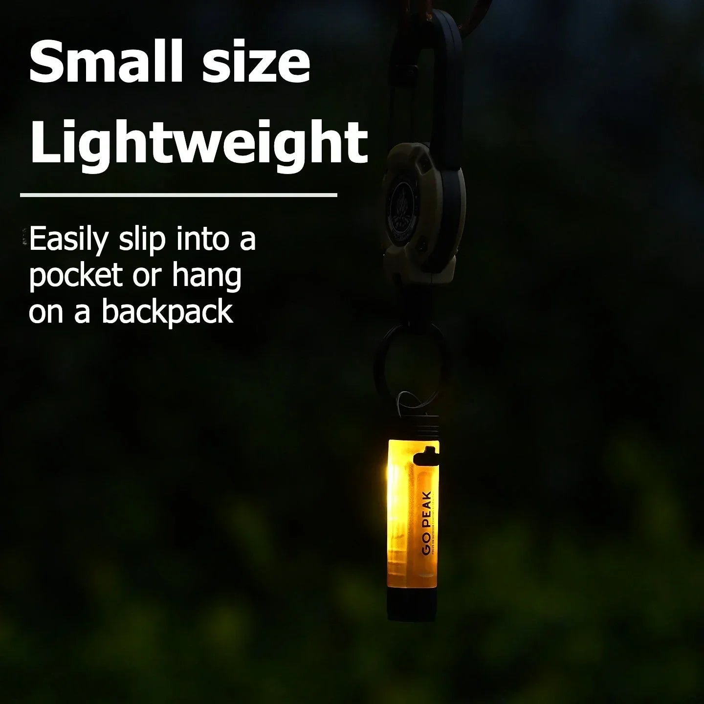 GOPEAK 5050 Small Light Outdoor Key Clip Cap Ambient Led Long Endurance Disaster Relief Emergency Pocket Mini Flashlight
