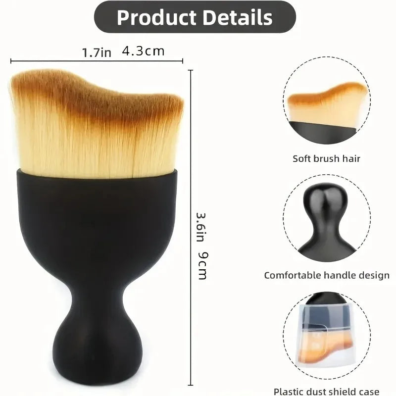 Soft Bristle Multifunctional Car Interior Cleaning Brush Flexible Crevice Dust Removal Tool with Ergonomic Grip Durable Reusable