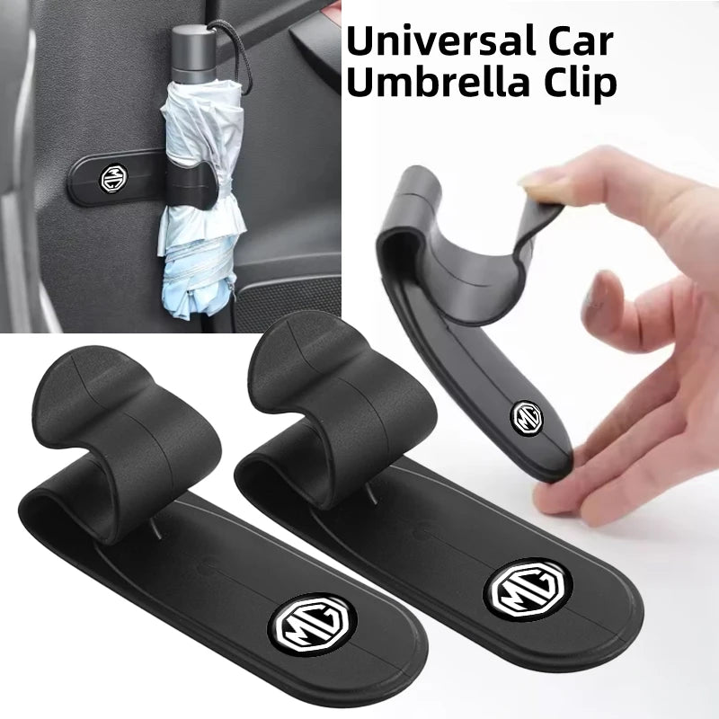 Car Umbrella Holders Trunk Tools Storage Hook Accessories For Morris Garages MG 3 5 6 7 HS ZS GS Hector TF GT ZR RX5 RX8 350 550