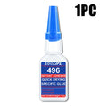 Loolifl Instant Adhesive Industrial Super Glue Quick Dry Strong Bond for Metal Plastic Rubber Wood Ceramic Universal Repair Glue