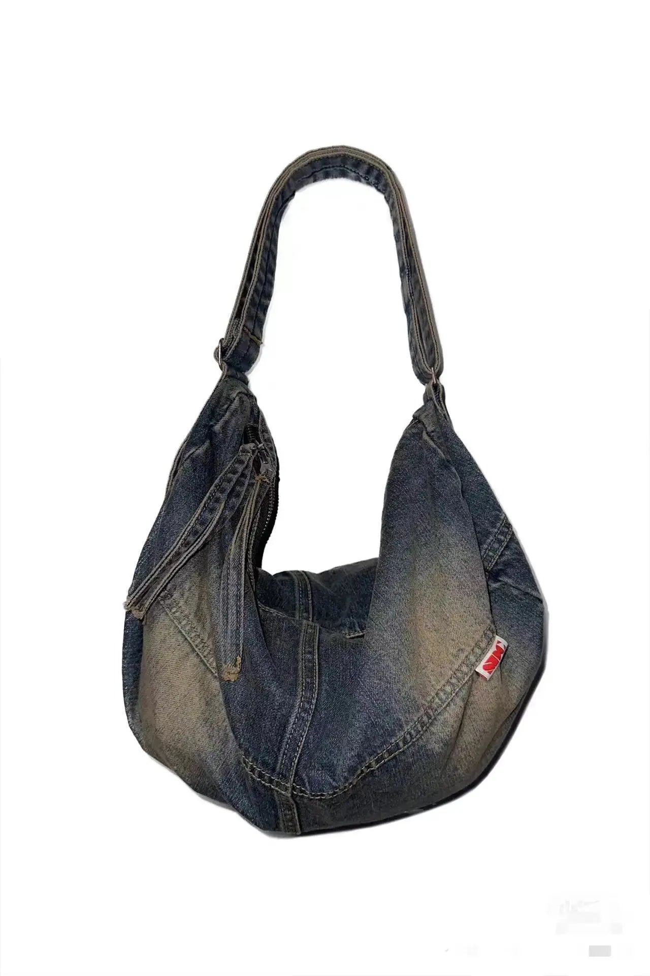 Washed Denim Shoulder Bag Women Handbags Large Capacity Shopping Bag Big female Crossbody Bags Soft Jeans Casual Totes Underarm