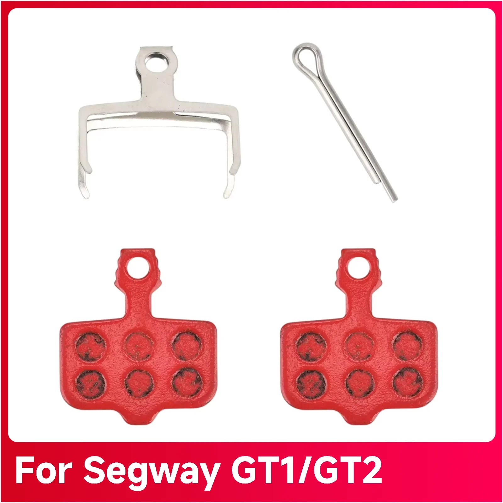 Original Front Rear Brake Pad For Segway GT1 GT2 Electric Scooter Skateboard Wheel Disc Brake Pads Accessories Parts