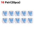 20/1Pair Ear Plugs Sleeping Noise Cancelling Reusable Silicone Sound Block Earplugs Summer Waterproof Swimming Ear Plug With Box