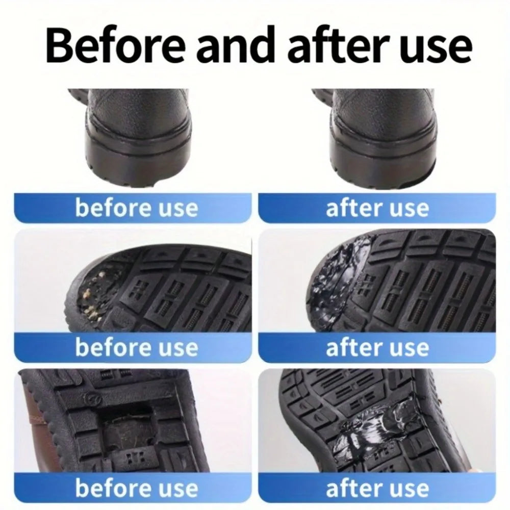 3PCS Shoe Repair Glue Kit White Black Sole Waterproof Quick Drying Filling Repair Glue Wear-resistant Sealant Crack Repair Agent