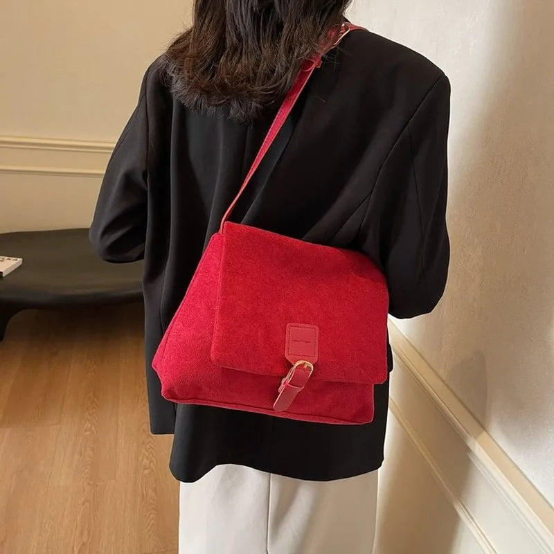 Women's Large Capacity Flap Shoulder Tote Bag, Suitable for Office Work Daily Commute Casual Shopping Travel and School Use