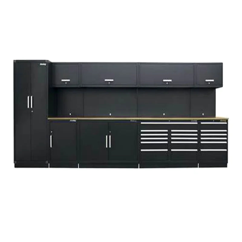 JZD Workstation  Combo Workshop Storage Roller Tool Box Cabinets Tool Box Garage Cabinet and Workbench